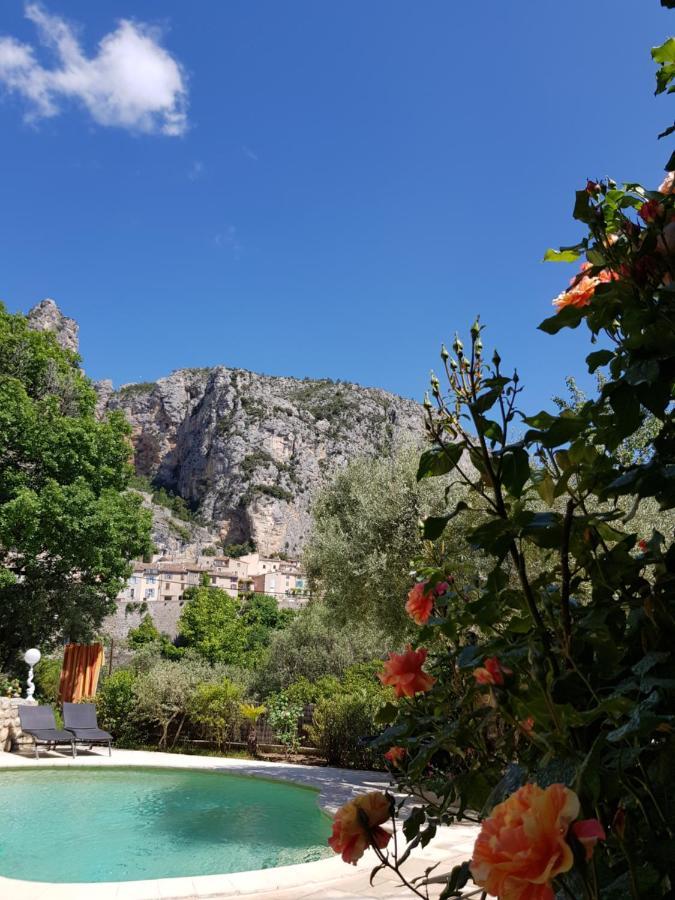 Bastide Des Oliviers Acomodação com café da manhã Moustiers-Sainte-Marie Exterior foto